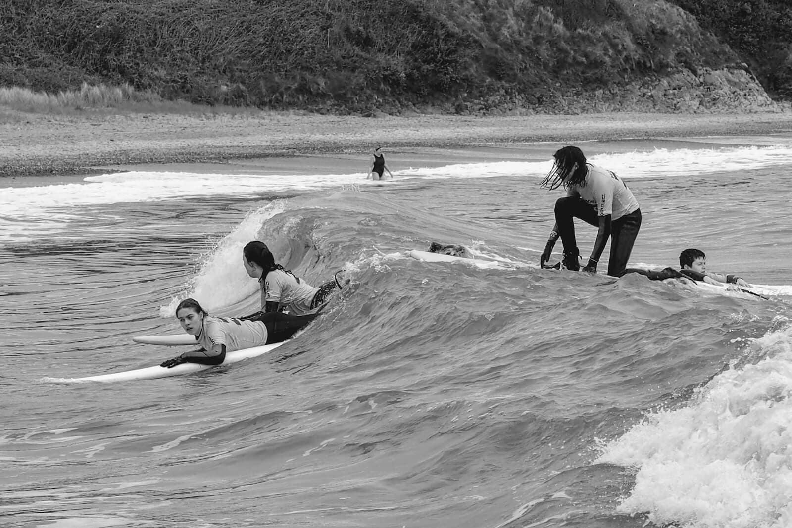 Surf school background 1