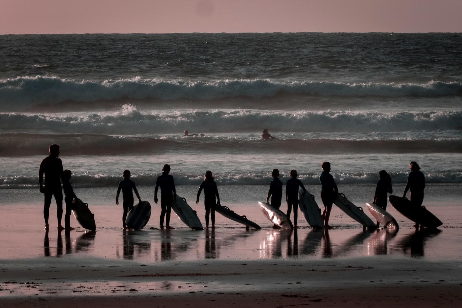 Surf school background 2